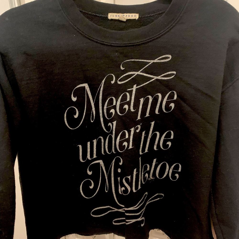 Junk Food Cropped Sweatshirt